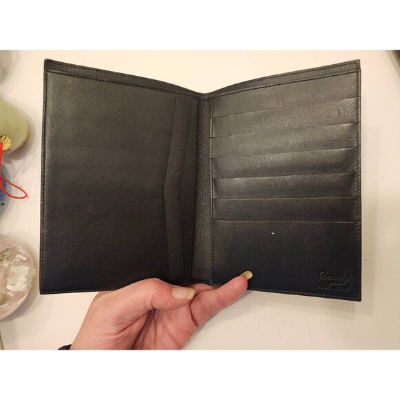 Dandy Piu Men's Black Leather Bi-Fold Wallet Made in Italy - Picture 6 of 8